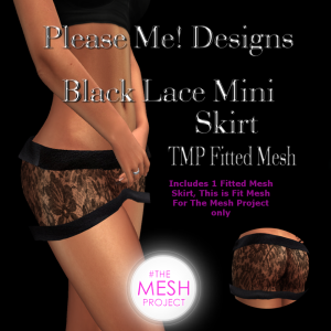 Please Me Designs - Black Lace Mini - TMP