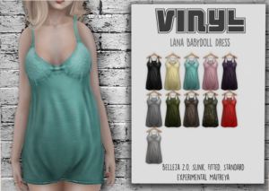 Vinyl - Lana Babydoll dress