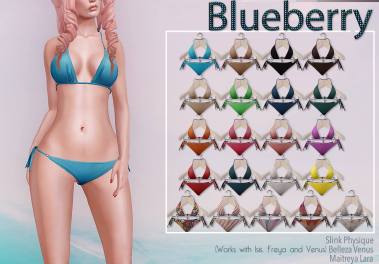 Blueberry - Tyrkini - Belleza Freya, Isis, Venus, Maitreya & Slink sizes