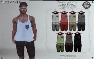 Kenvie - top and shorts @ PL - Aesthetic and TMP