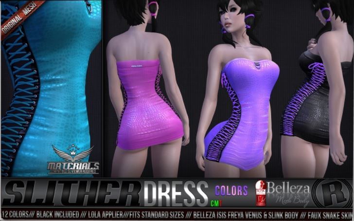 Second Life Marketplace - [Syn] Sabrina Bodysuit (Texture HUD, Physique,  Hourglass, Venus, Isis, Freya, materials enabled)